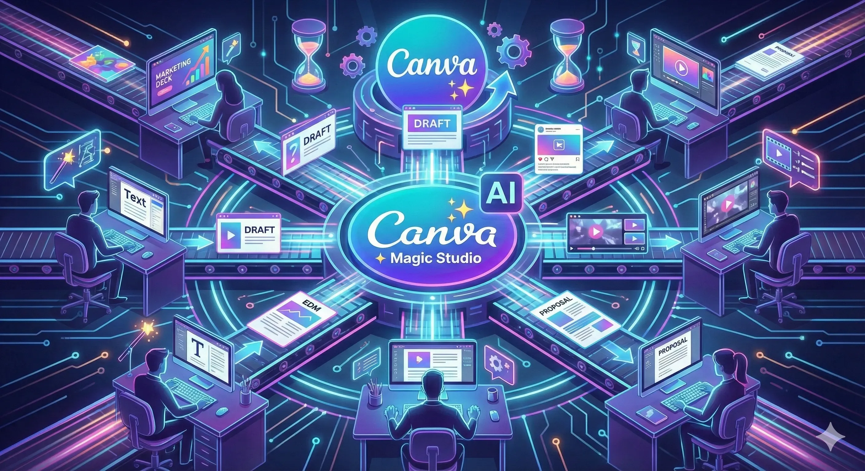 Canva AI 全面教學｜用 AI 產生設計、圖片、文件、程式碼與影片片段